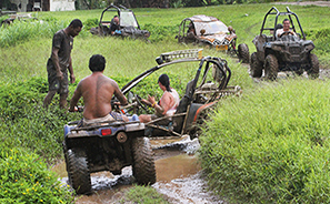 Mud Buggies : Rarotonga  : Business News Photos : Richard Moore : Photographer